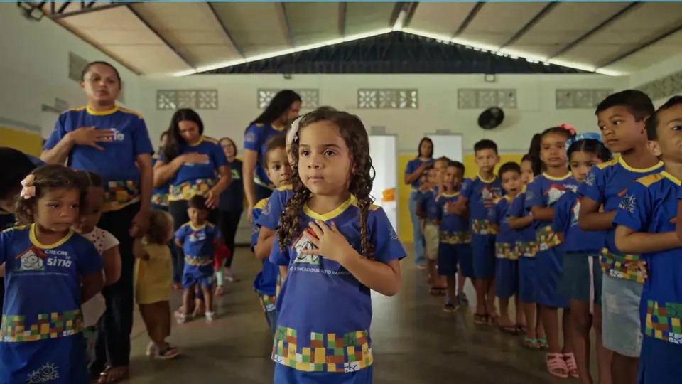 Crianças da Creche do Sítio