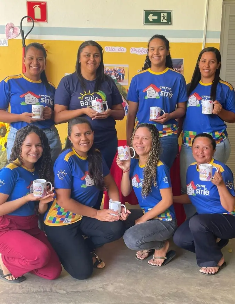 Professoras da Creche do Sítio